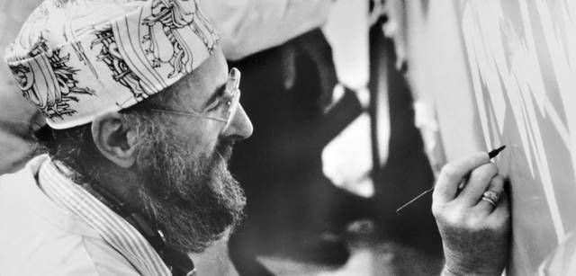 <b>BMW Art Car Collection</b><br>Robert Rauschenberg<br>1986 - BMW 635 CSi making