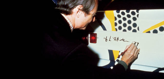 <b>BMW Art Car Collection</b><br>Roy Lichtenstein<br>1977 - BMW 320i group 5 racing version