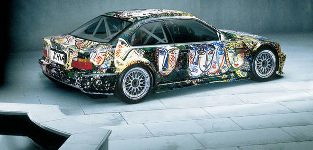 <b>BMW Art Car Collection</b><br>Sandro Chia<br>1992 - BMW 3 Series saloon-car racing prototype