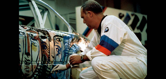 <b>BMW Art Car Collection</b><br>Sandro Chia<br>1992 - BMW 3 Series saloon-car racing prototype making