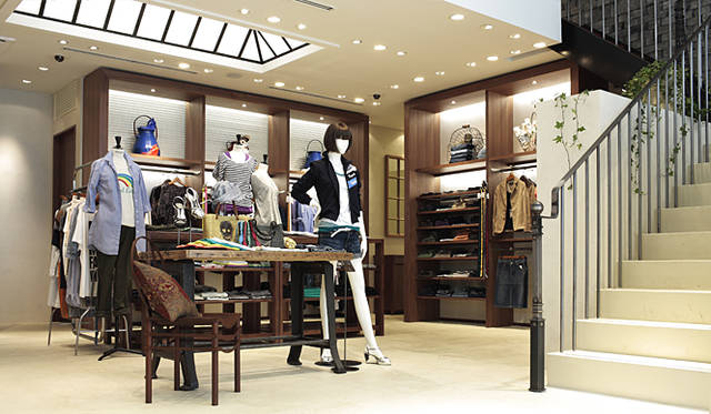 1階BEAUTY＆YOUTHユナイテッドアローズ店内（ウィメンズ）