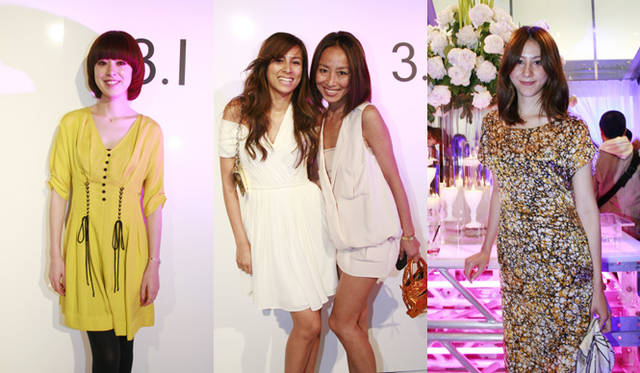 花楓さん、山本真里有さんとスタイリストの亘つぐみさん、KARENさん