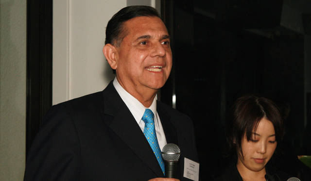 サウール アラーナ・カステジョン ニカラグア共和国 駐日特命全権大使もご夫婦で臨席された