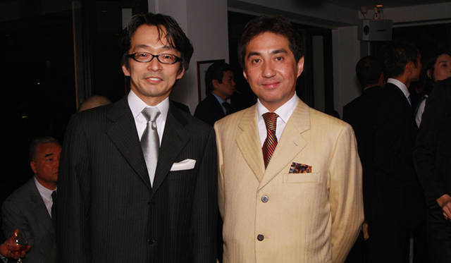 LVJグループ株式会社 ベルルッティ カンパニー プレジデント＆CEOの今村英雄氏（右）