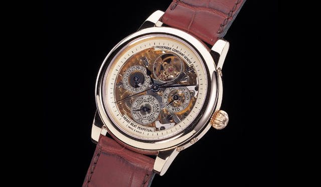   ハートビート パーペチュアル　自動巻き　18KYGケース　クロコダイルベルト　世界限定99本