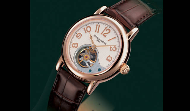   ハートビート マニュファクチュール　　手巻き　18KRGケース　アリゲーターベルト　世界限定99本