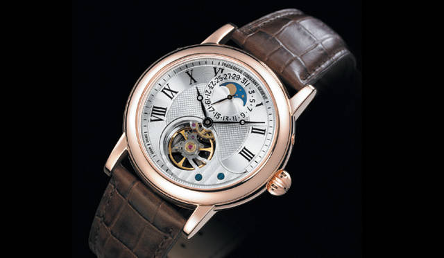   ハートビート マニュファクチュール ムーンフェイズ デイト 　　自動巻き　18KRGケース　アリゲーターベルト　世界限定188本