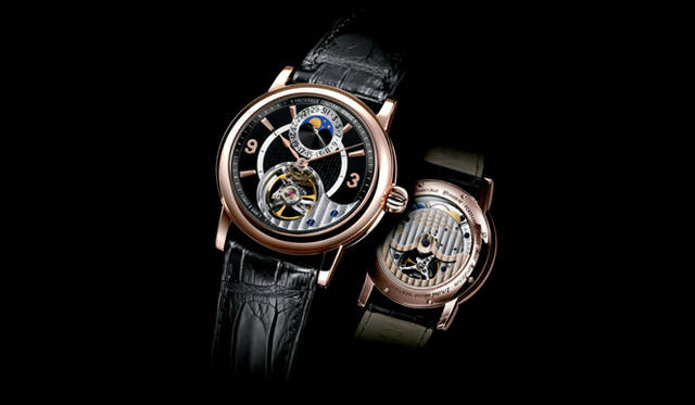   ハートビート マニュファクチュール オートマティック シリコン ムーンフェイズ デイト　　自動巻き　18KRGケース　アリゲーターベルト　世界限定188本