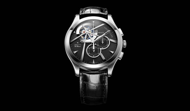 　グランドクラス トゥールビヨン　　自動巻き　18KWGケース　アリゲーターベルト