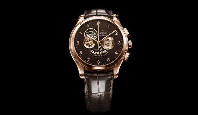 　グランドクラス オープン　　自動巻き　18KRGケース　アリゲーターベルト