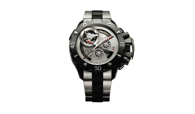 　デファイ エクストリーム トゥールビヨン　　自動巻き　チタンケース　SS＆カーボン＆ケブラーブレス