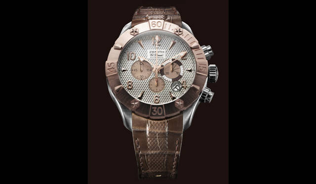 　デファイ クラシック ゴールド クロノアエロ XT　　自動巻き　SS&18KRGケース　アリゲーターベルト