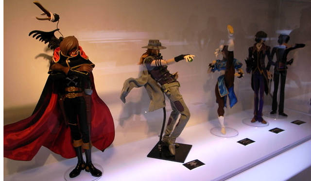 <b>RAHシリーズの新作各種</b><br>左から宇宙海賊キャプテンハーロック、ジャイロ・ツェペリ（スティール・ボール・ラン）、春麗（ストリートファイターII）。