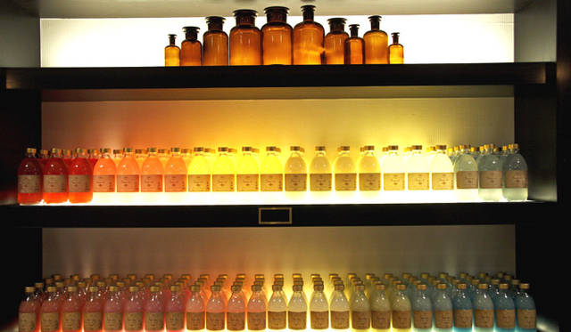 カラフルにそろうバスプロダクト