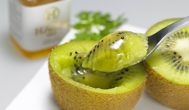 朝の王様、果物にはちみつを加えて