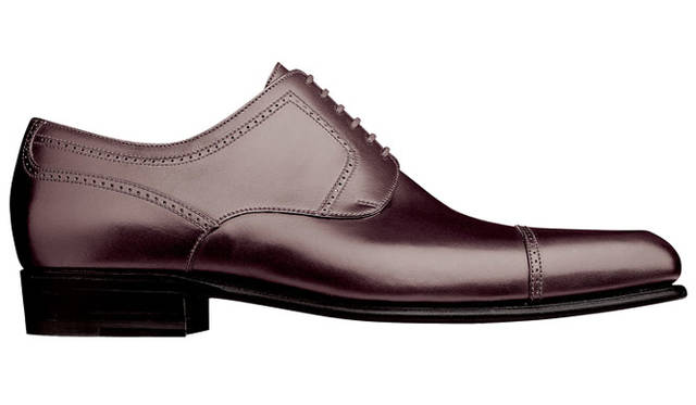 <strong>J.M.WESTON｜新作「グラフィック」コレクション発売</strong>　（新作）448キャップトゥダービー　ボカルーボックスカーフ　ブラウン　14万1750円