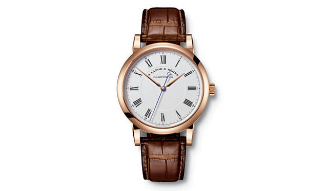 　リヒャルト・ランゲ　　手巻き　18KPGケース　クロコダイルベルト