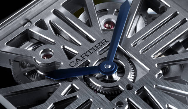 <b>サントス 100 スケルトン ウォッチ</b>