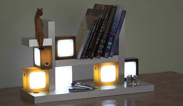 モジュール式照明器具「ツイストトゥギャザー」