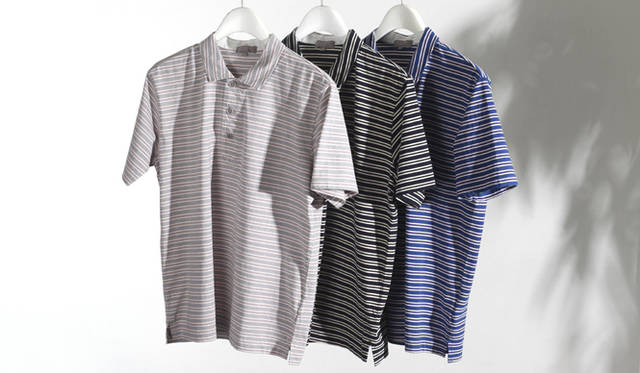 　ボーダーポロシャツ各1万500円