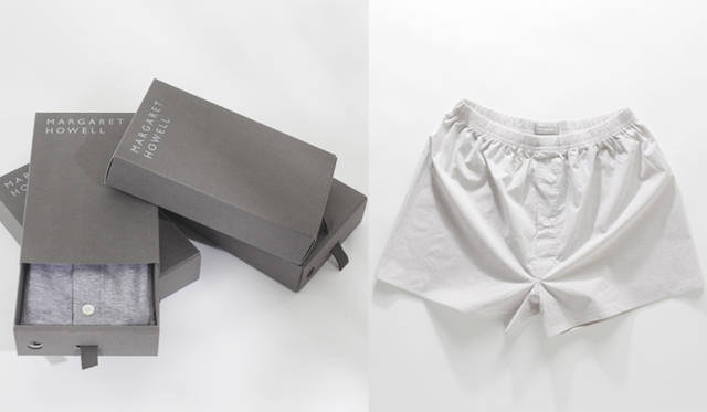 　左／アンダーウェア（ボクサーブリーフ）各3675円、右／トランクス5250円