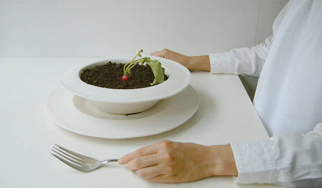 The Dish can serve for fresh vegetables / ON ZA LINE