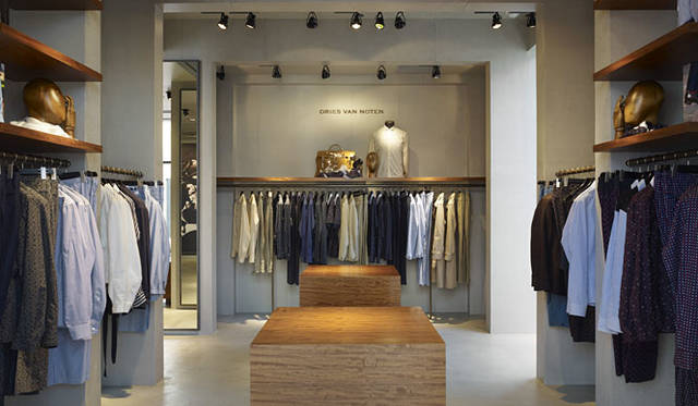 ドリス ヴァン ノッテン青山店 2階メンズフロア