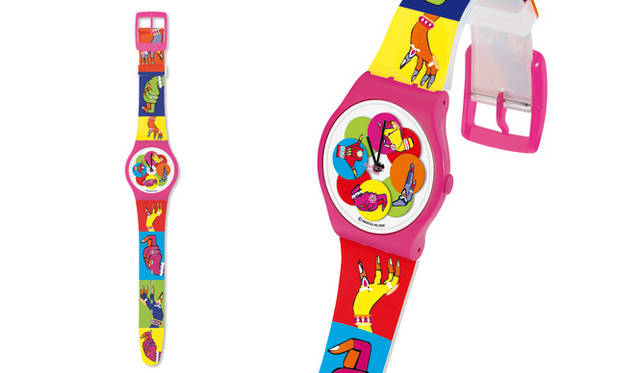 swatch｜スウォッチ「マニッシュ・アローラ」コレクション 「ダンシング・ハンズ」1万3650円