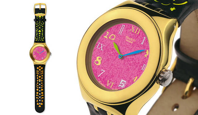 swatch｜スウォッチ「マニッシュ・アローラ」コレクション 「ヒュージ・イン・オール」1万8900円