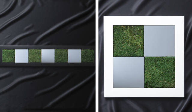 デザインフラワーブランド『frenity』壁面グリーンアイテム「Evergreen」  8万4000円（LG）、3万7800円（S）