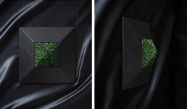 デザインフラワーブランド『frenity』壁面グリーンアイテム「Pyramid Earth」 2万9400円