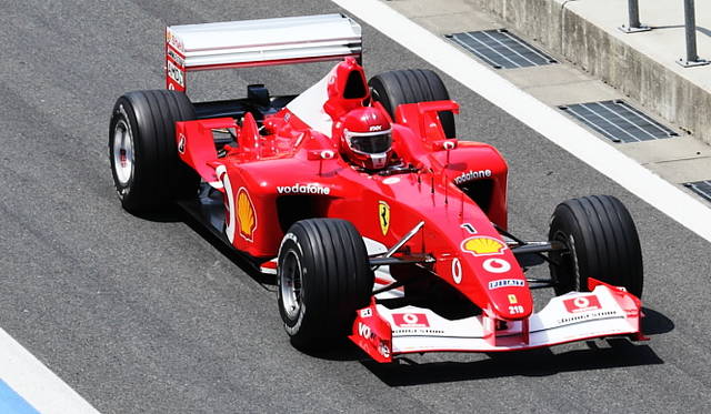 フェラリー・フェスティバル・ジャパン2009｜デモ走行するフェラーリF1