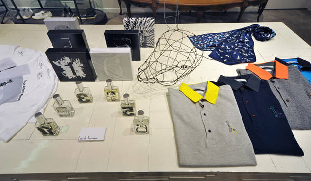 LAND OF TOMORROW｜B1F メンズウェアのフロア中央のディスプレイ