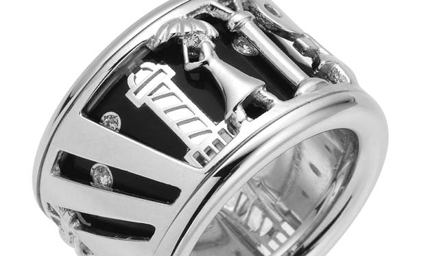 Van Cleef & Arpels｜ヴァン クリーフ & アーペル／ジュルネ ア パリ　リング　ホワイトゴールド｜67万2000円