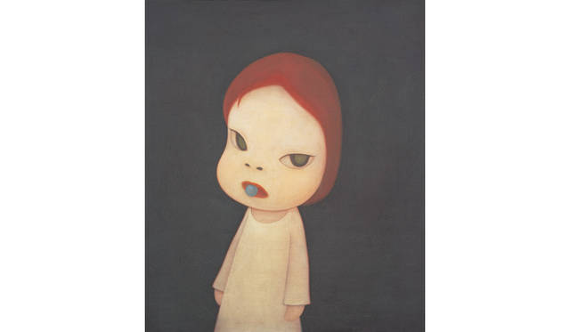 奈良美智　Candy Blue Night 2001 Courtesy TOMIO KOYAMA GALLERY