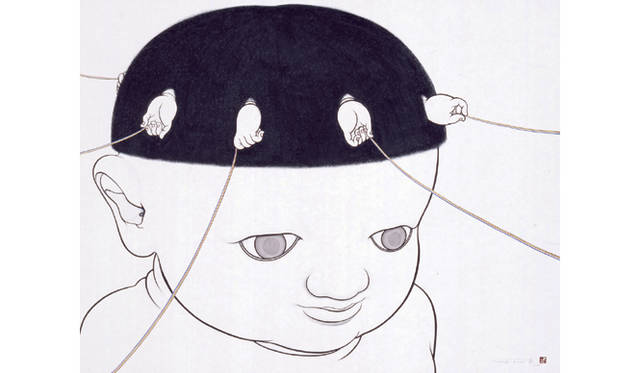 町田久美　訪問者　2004 Courtesy Nishimura Gallery