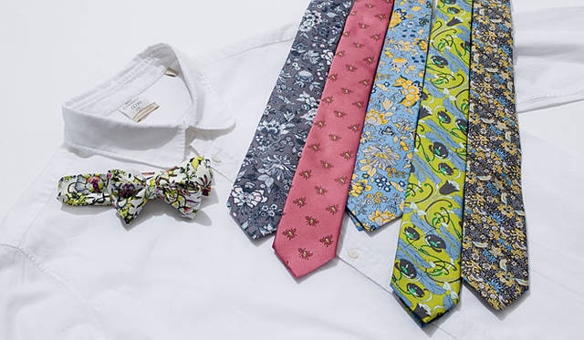 <b>UNITED ARROWS｜ユナイテッドアローズ</b>　「Liberty of London」 ネクタイ各1万3650円、ボウタイ9450円