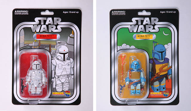 STAR WARS<SUP>TM</SUP> KUBRICK BOBA FETT<SUP>TM</SUP> COLLECTION SET OF 6pcs. COLLECTORS EDITION