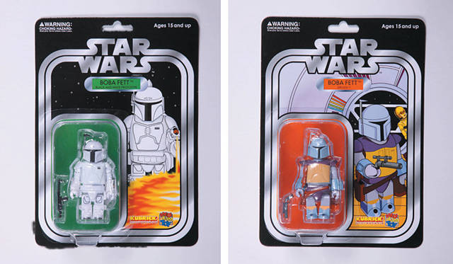 STAR WARS<SUP>TM</SUP> KUBRICK BOBA FETT<SUP>TM</SUP> COLLECTION SET OF 6pcs. COLLECTORS EDITION