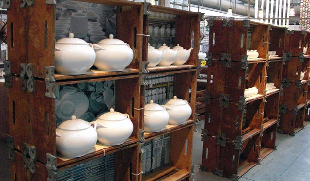 Richard Ginoli@Taste Longeの様子。会場のデザインはPaola Navoneが担当