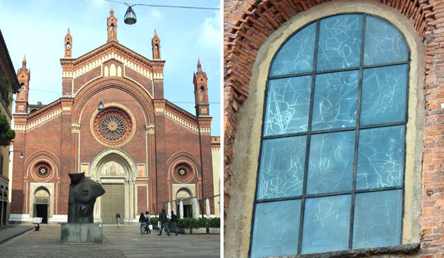 Studio Jobの展示「The Gospel」の会場となった教会の様子