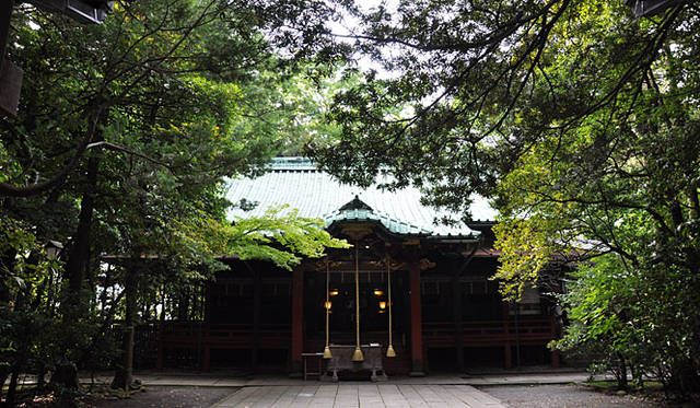 赤坂氷川神社拝殿