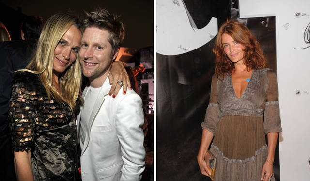 BURBERRY｜バーバリー　Burberry Day in NYC　左：女優のモリー・シムス(Molly Simms)とクリストファー・ベイリー（Christopher Bailey)、右：ヘレナ・クリステンセン(Helena Christensen)