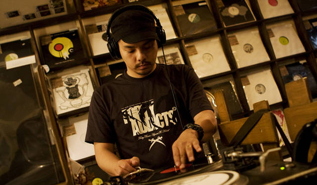 DJ Mitsu the Beats　「JAZZY SPORT SHOP TOKYO」にて