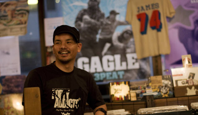 DJ Mitsu the Beats　「JAZZY SPORT SHOP TOKYO」にて