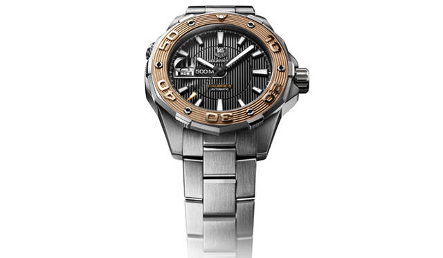 　Aquaracer 500M Steel ＆ Gold｜アクアレーサー 500M スティール＆ゴールド