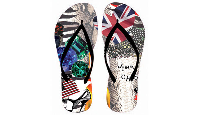 JIMMY CHOO（ジミー チュウ） 「プロジェクトPEP」コレクション　ビーチサンダル　1万290円