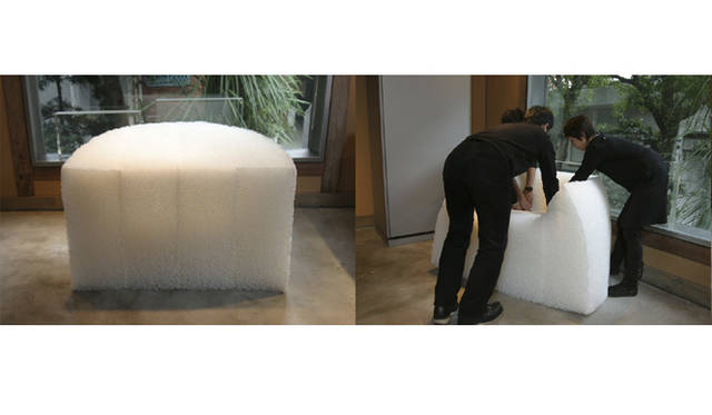 吉岡徳仁「ＰＡＮＥ ｃｈａｉｒ(パンの椅子)」(2006)