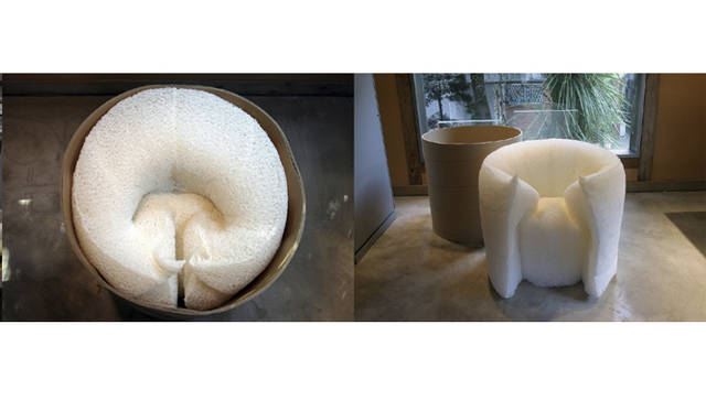 吉岡徳仁「ＰＡＮＥ ｃｈａｉｒ(パンの椅子)」(2006)