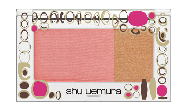 <b>プライマル ミックスブラッシュ</b>　限定3色<br>リズム ： 繊細なパールが入ったフレッシュ ピンク×ソフトなベージュ